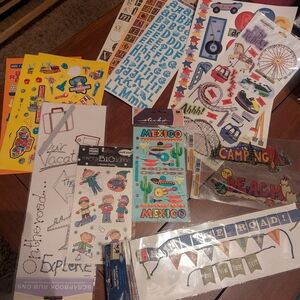 Multiples Home Party Decoration Sticker Set - Vibrant Colors